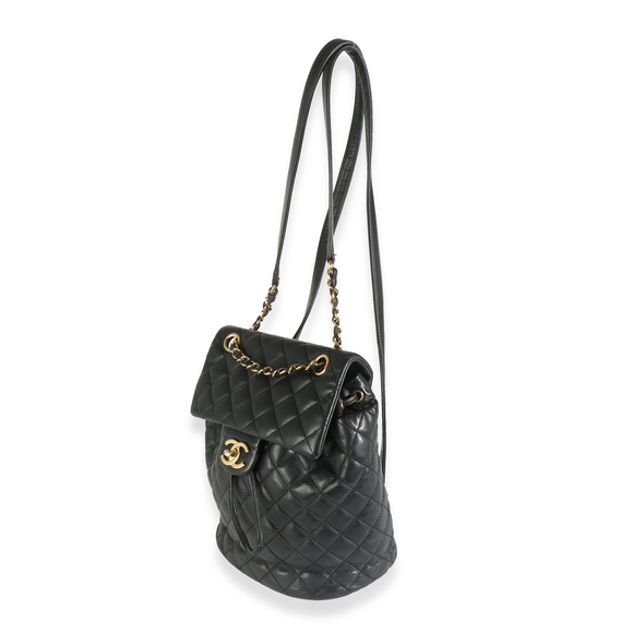 Chanel Black Quilted Calfskin Urban Spirit Backpack - Picture 4 of 6